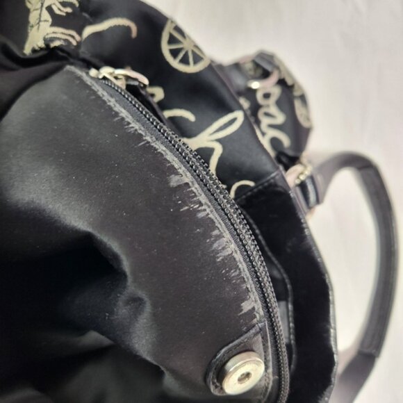 Coach Black and Cream Crossbody Bag - Picture 13 of 16